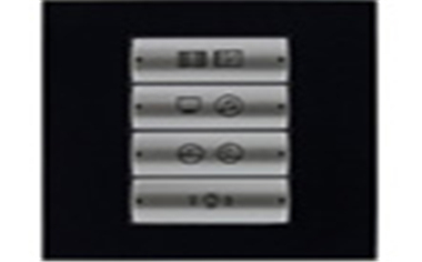 KNX-4键榴莲APP色版墙面板